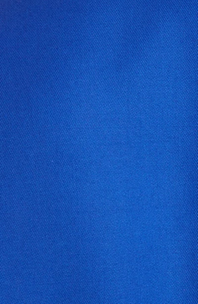 Shop Balmain Double Breasted Grain De Poudre Wool Jacket In 6uf Bleu Gitane