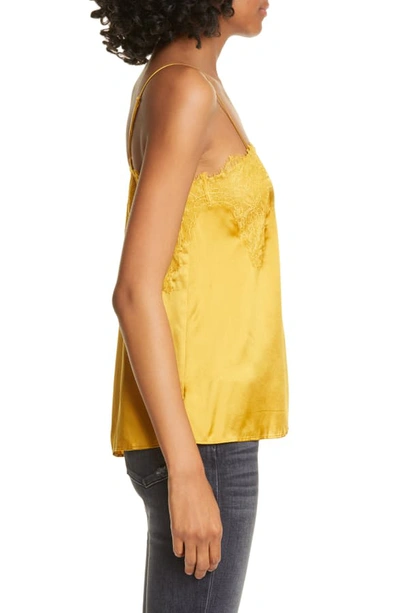Shop Cami Nyc The Sweetheart Silk Charmeuse Camisole In Honey