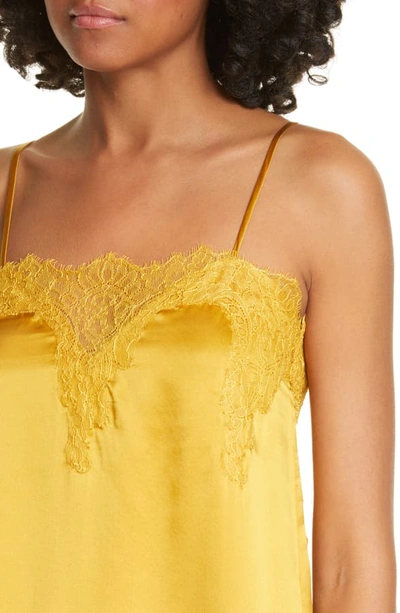 Shop Cami Nyc The Sweetheart Silk Charmeuse Camisole In Honey