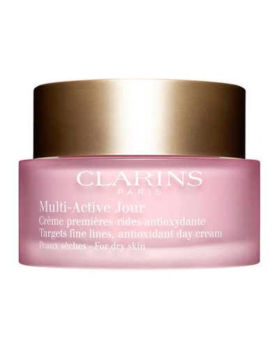 Clarins Multi-active Anti-aging Day Moisturizer For Glowing Skin, Dry Skin