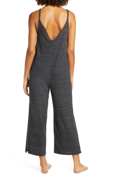 Shop Alternative Eco Jersey Lounge Jumpsuit In Eco Black