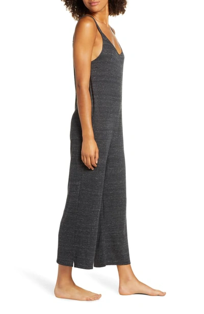 Shop Alternative Eco Jersey Lounge Jumpsuit In Eco Black