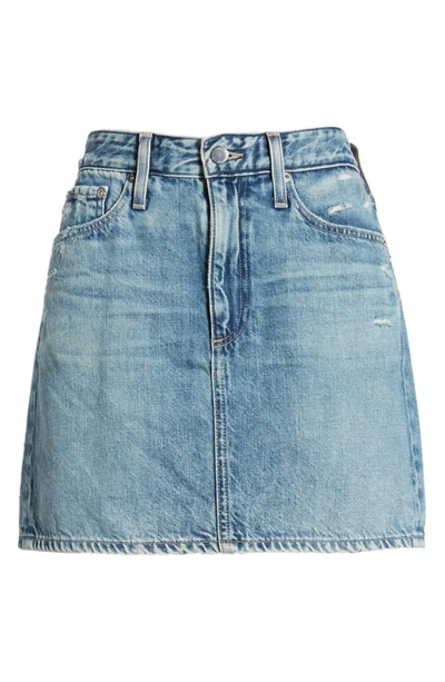 Shop Ag Vera Denim Miniskirt In 20 Years Haste Destructed