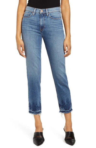 Shop Hudson Holly High Waist Release Hem Ankle Straight Jeans In Try Me