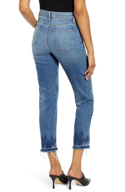 Shop Hudson Holly High Waist Release Hem Ankle Straight Jeans In Try Me