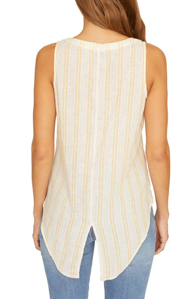 Shop Sanctuary Craft Tie Front Shell In Desert Sunray Stripe