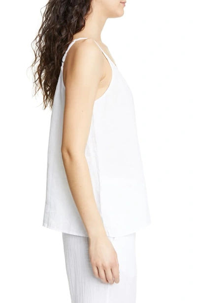 Shop Eileen Fisher Organic Linen Camisole In White