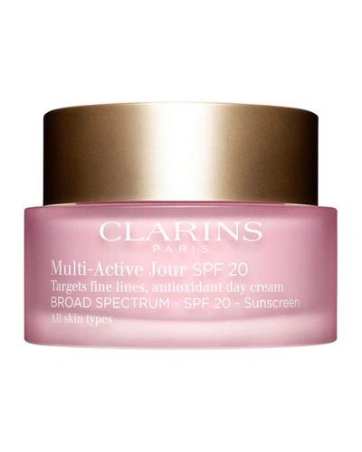 Shop Clarins 1.7 Oz. Multi-active Day Cream Broad Spectrum Spf 20