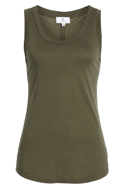 Shop Ag Cambria Fitted Tank In Ash Green