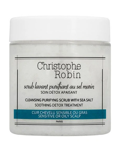 Shop Christophe Robin 2.7 Oz. Cleansing Purifying Scrub With Sea Salt Travel Size