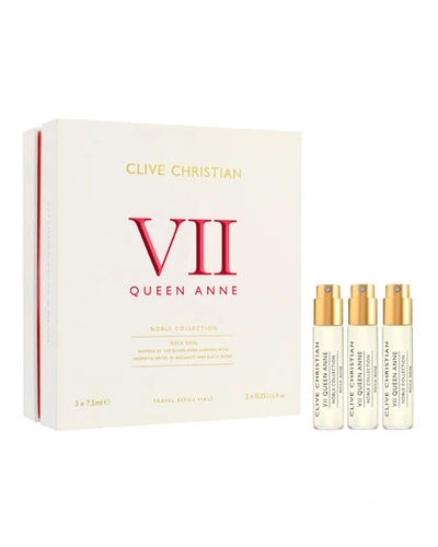 Shop Clive Christian 3 X 0.25 Oz. Noble Collection Vii Rock Rose Travel Refills