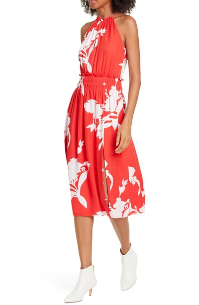Shop Joie Jerelle Silk Sundress In Tropic Red