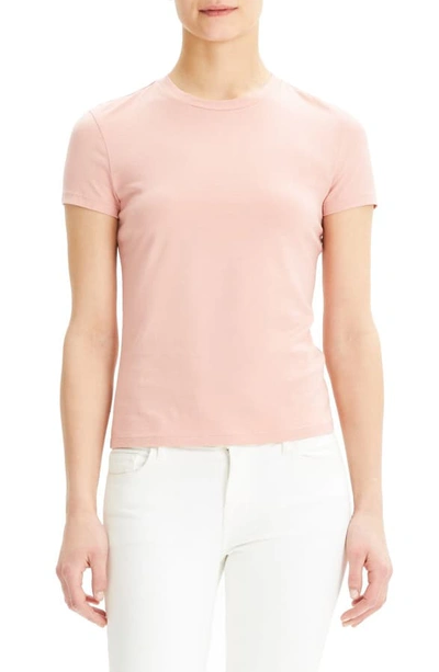 Shop Theory Apex Tiny Tee In Deep Carnation