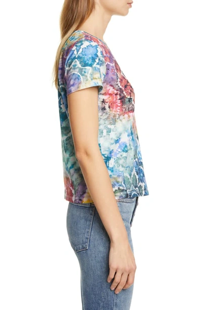 Shop Alice And Olivia Rylyn Tee In Tie Dye Kaleidoscope