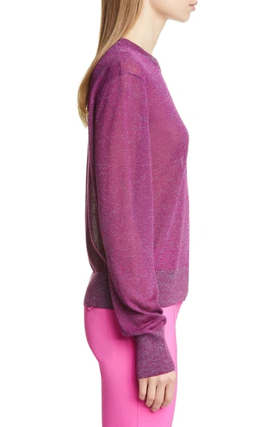 Shop Sies Marjan Sparkle Sweater In Purple