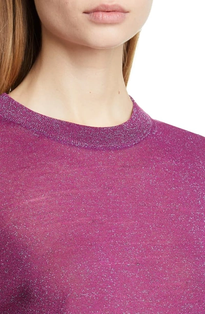 Shop Sies Marjan Sparkle Sweater In Purple