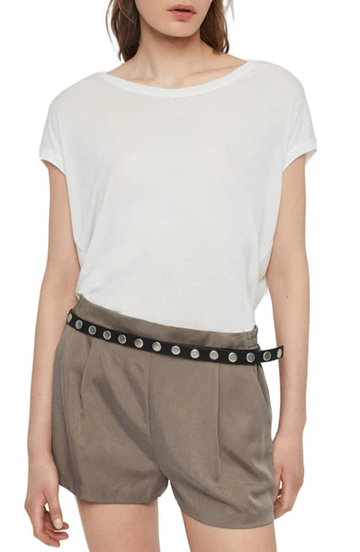 Shop Allsaints Brea Tee In Chalk White