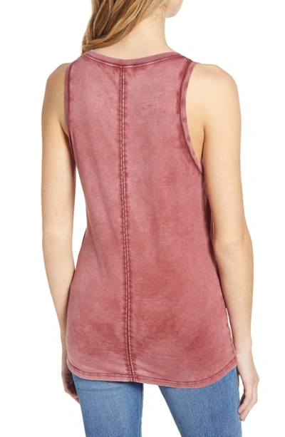 Shop Ag Cambria Fitted Tank In Sunbaked Mahogany Red