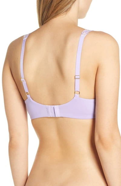 Shop Natori Pure Luxe Underwire T-shirt Bra In Lily/ Golden Rose
