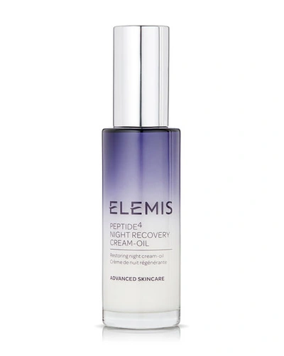 Shop Elemis Peptide Night Recovery Cream-oil, 1.0 Oz./ 30 ml