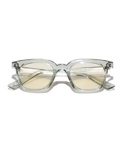 The Book Club The Snatcher In Black Tie Cat-eye Readers In Sea Spray