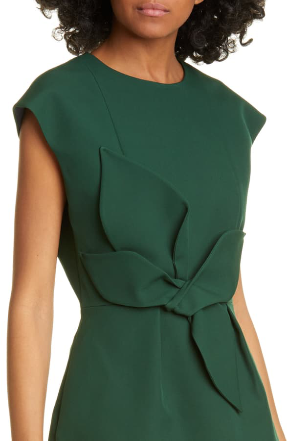 polly structured bow dress