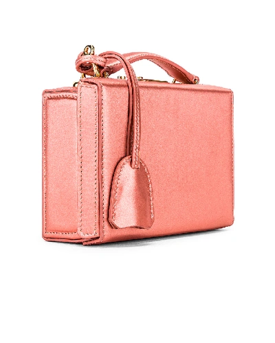 Shop Mark Cross Grace Mini Box Bag In Pink In Rosa Antico