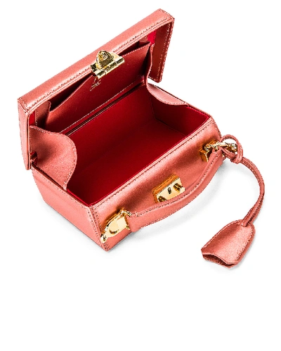 Shop Mark Cross Grace Mini Box Bag In Pink In Rosa Antico