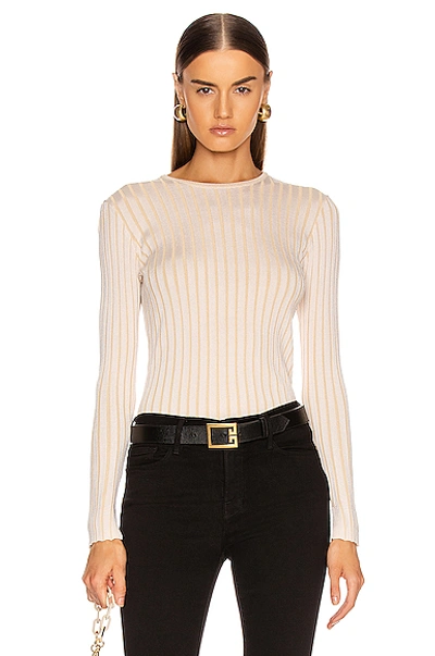 Shop Equipment Saviny Sweater In Natural White & Beige