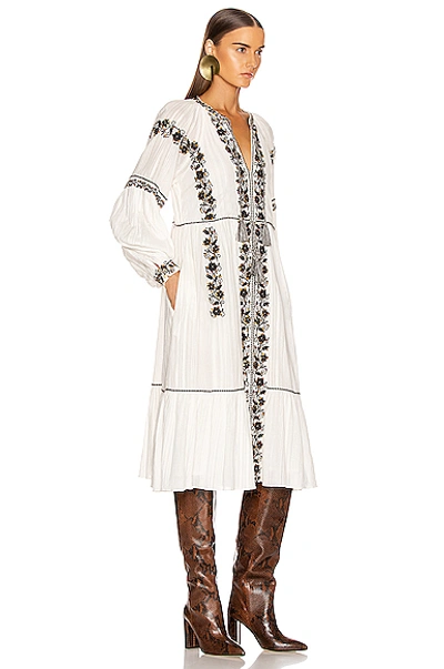 Shop Ulla Johnson Vanita Dress In Blanc