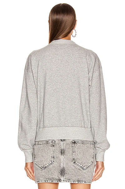 Shop Isabel Marant Étoile Isabel Marant Etoile Moby Sweatshirt In Gray In Grey