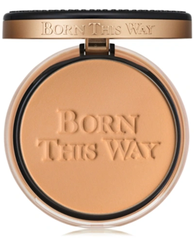 Shop Too Faced Born This Way Buildable Coverage Powder Foundation In Taffy - Light Medium W/ Rosy Undertones