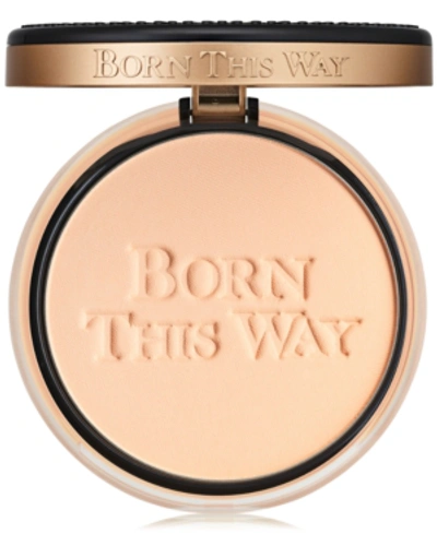 Shop Too Faced Born This Way Undetectable Medium-to-full Coverage Powder Foundation In Cream Puff - Very Fair W/ Rosy Undertones