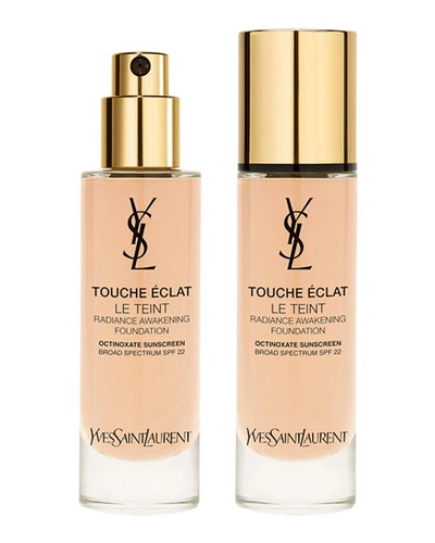 Shop Saint Laurent Touche Eclat Le Teint Radiance Awakening Foundation Spf 22, 1 Oz. In Br20 Cool Ivory