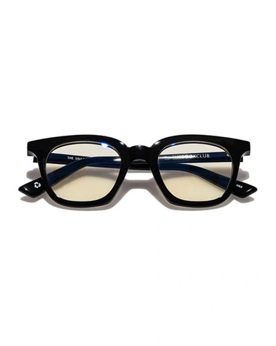 Shop The Book Club The Snatcher In Black Tie Cat-eye Reading Glasses