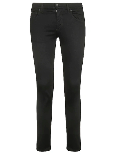 Shop Dolce & Gabbana Skinny Fit Jeans In Variante Abbinata