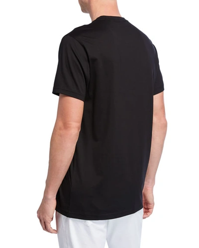 Shop Burberry Men's Updated Core T-shirt In Black