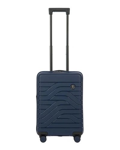 Shop Bric's B/y Ulisse 21" Carry-on Expandable Spinner In Ocean Blue