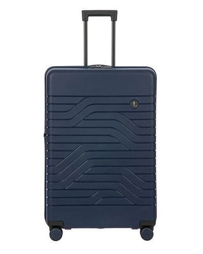 Shop Bric's B/y Ulisse 30" Expandable Spinner Luggage In Ocean Blue