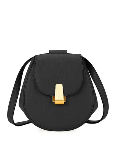 Shop Bottega Veneta Mini Palmellato Convertible Belt Bag In Black/gold