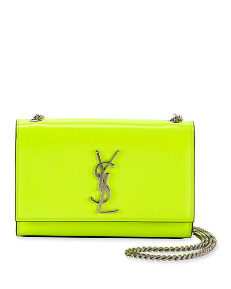neon green ysl bag