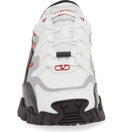Shop Valentino Climbers Sneaker In White Multi