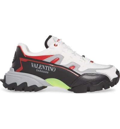 Shop Valentino Climbers Sneaker In White Multi