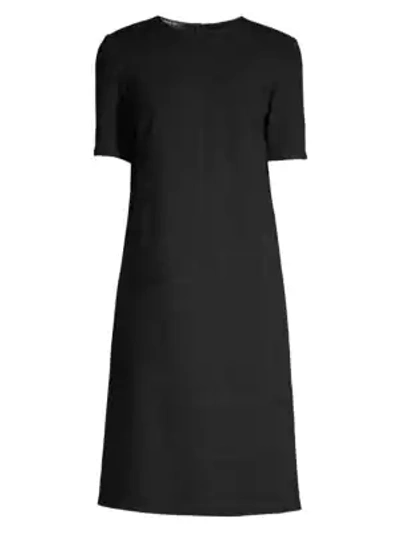 Shop Lafayette 148 Jacintha Shift Dress In Black