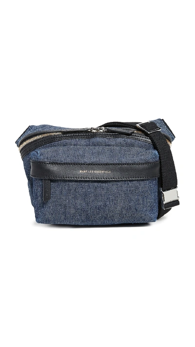 Shop Want Les Essentiels De La Vie Tacoma Waist Pack In Steel Denim/black