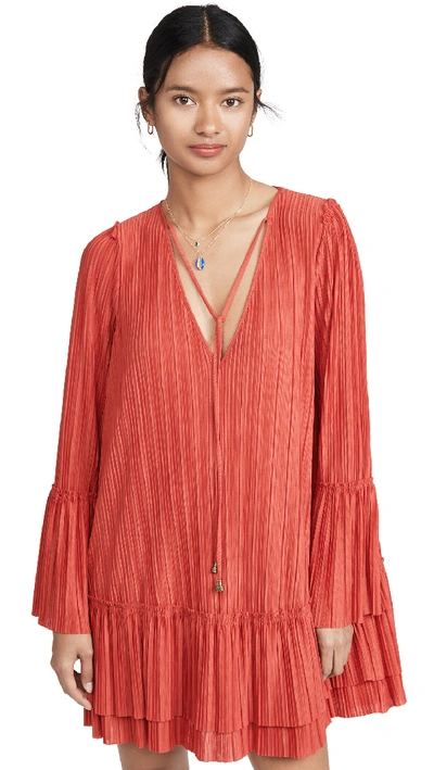 Shop Free People Can't Help It Mini Dress In Red