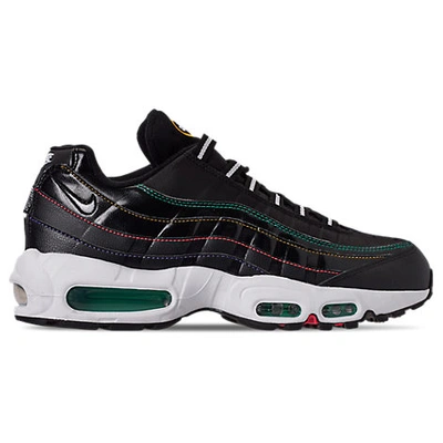 Shop Nike Men's Air Max 95 Se Casual Shoes In Black
