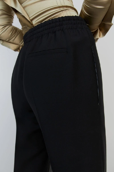 Shop Acne Studios Straight-leg Trousers Black