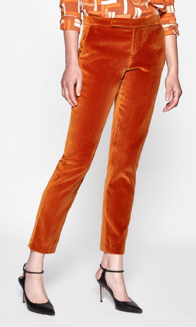 Shop Equipment Burcet Velvet Trouser In Sugar Almond