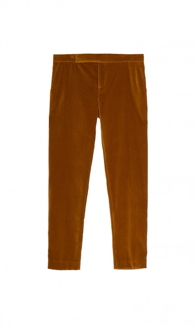 Shop Equipment Burcet Velvet Trouser In Sugar Almond